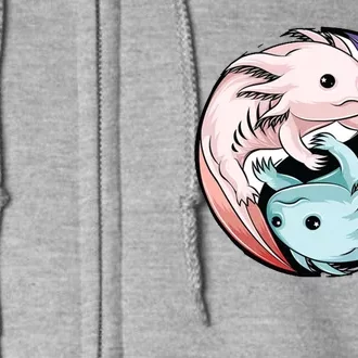 Ying Yang Axolotls Full Zip Hoodie