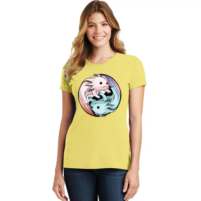 Ying Yang Axolotls Women's T-Shirt