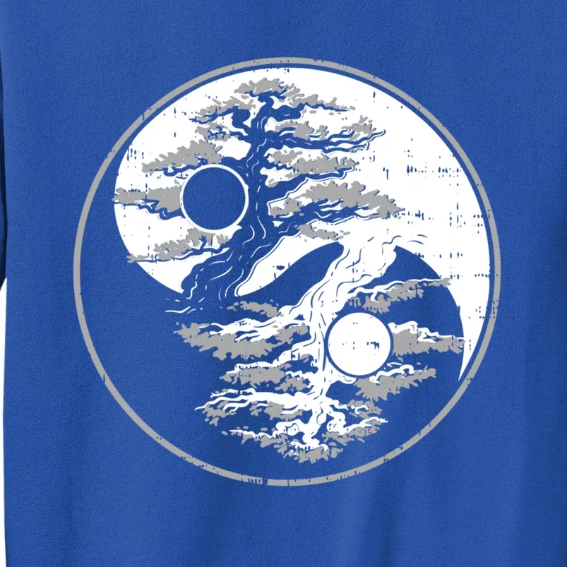 Yin Yang Bonsai Tree Spiritual Enso Circle Yoga Gift Idea Gift Tall Sweatshirt