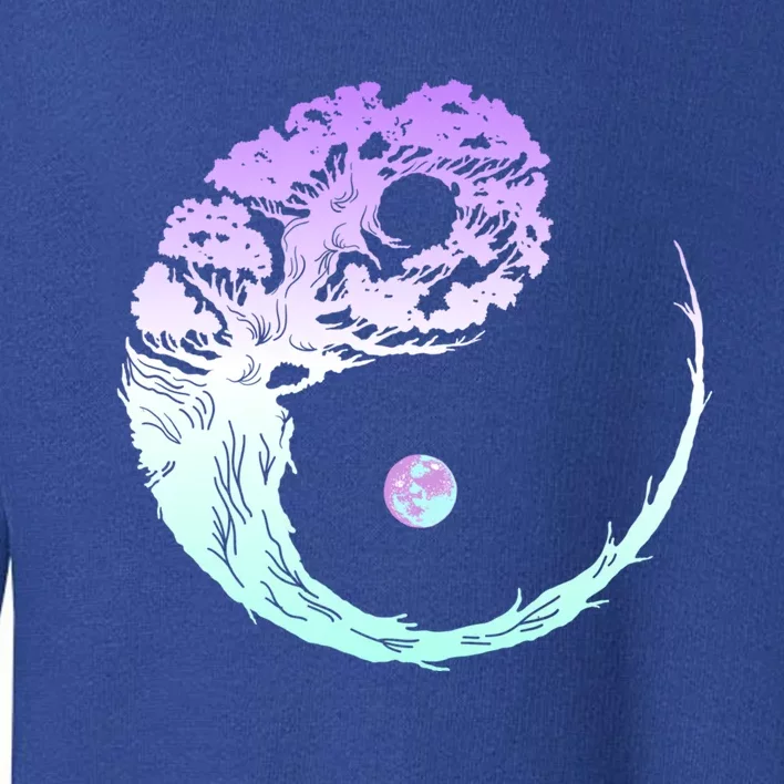 Yin Yang Bonsai Tree Japanese Gardening Zen Buddhist Funny Gift Toddler Sweatshirt