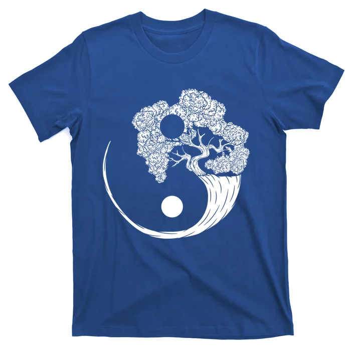 Yin Yang Bonsai Tree Japanese Gardening Zen Buddhist Funny Gift T-Shirt