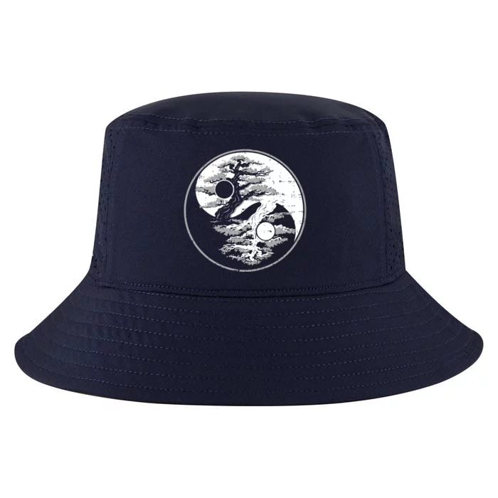 Yin Yang Bonsai Tree Spiritual Enso Circle Yoga Gift Idea Funny Gift Cool Comfort Performance Bucket Hat