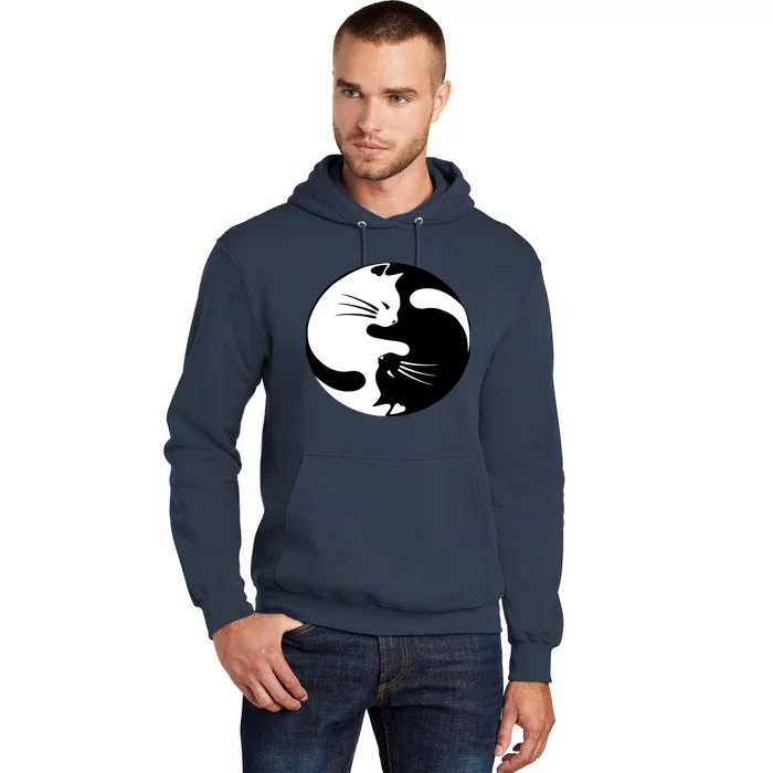 Ying Yang Cat Essential Tall Hoodie