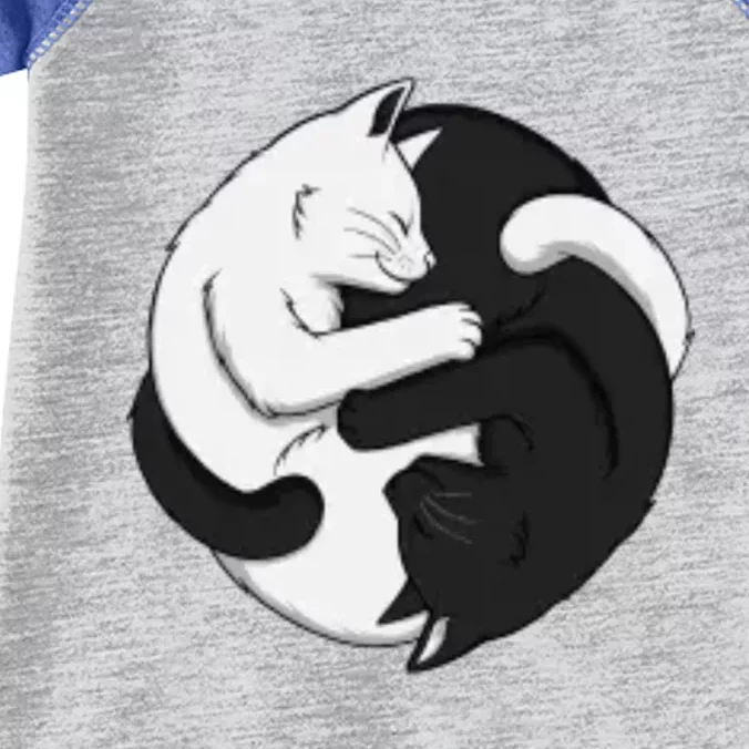 Yin Yang Cats Cute Meditation Cat Lover Yoga Cool Gift Infant Baby Jersey Bodysuit