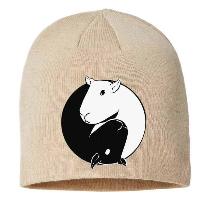 Yin Yang Capybaras 8 1/2in Sustainable Knit Beanie