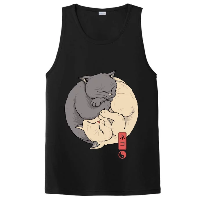 Yin Yang Cats Performance Tank