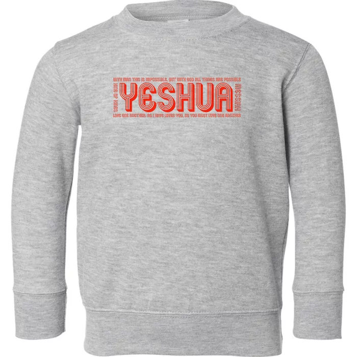 YESHUA Toddler Sweatshirt