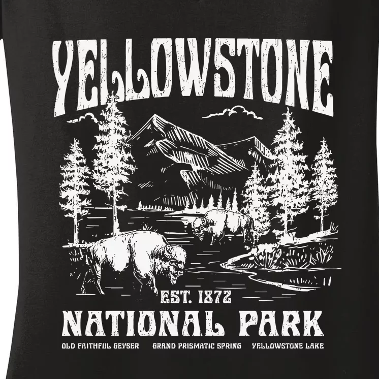 Yellowstone Women's V-Neck T-Shirt