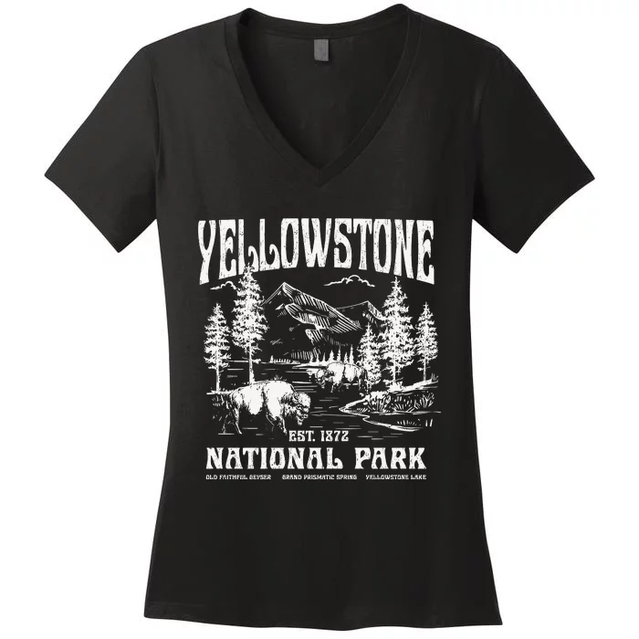 Yellowstone Women's V-Neck T-Shirt