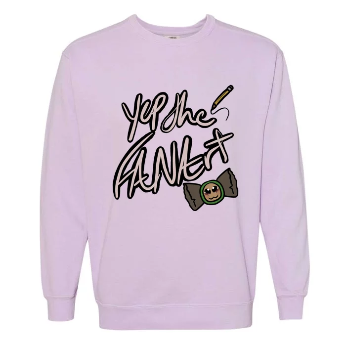 Yepthefanart Garment-Dyed Sweatshirt