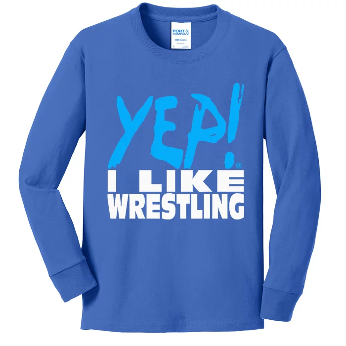 Yep! Kids Long Sleeve Shirt