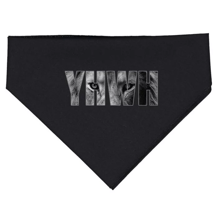 YHWH Yahweh God Lion Clothing USA-Made Doggie Bandana