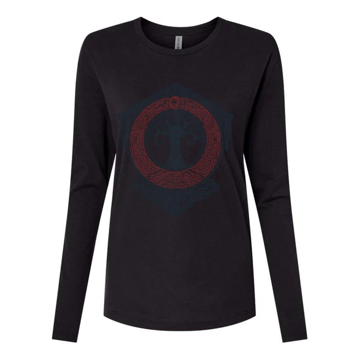 Yggdrasil Womens Cotton Relaxed Long Sleeve T-Shirt