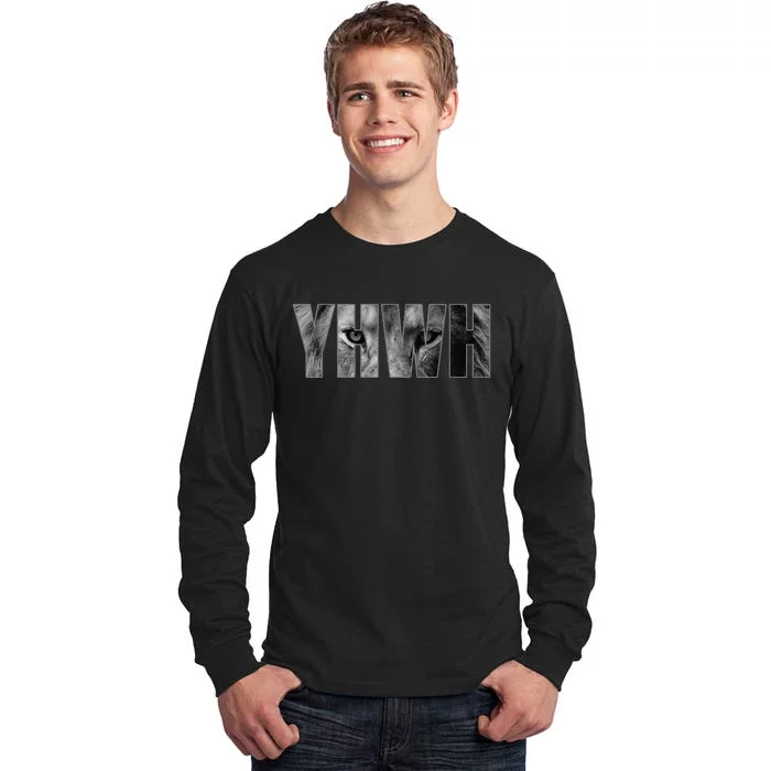 Yhwh Yahweh God Lion Clothing Tall Long Sleeve T-Shirt