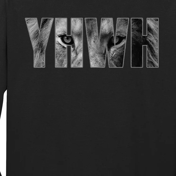 Yhwh Yahweh God Lion Clothing Tall Long Sleeve T-Shirt