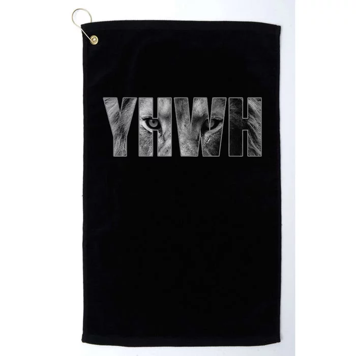 Yhwh Yahweh God Lion Clothing Platinum Collection Golf Towel