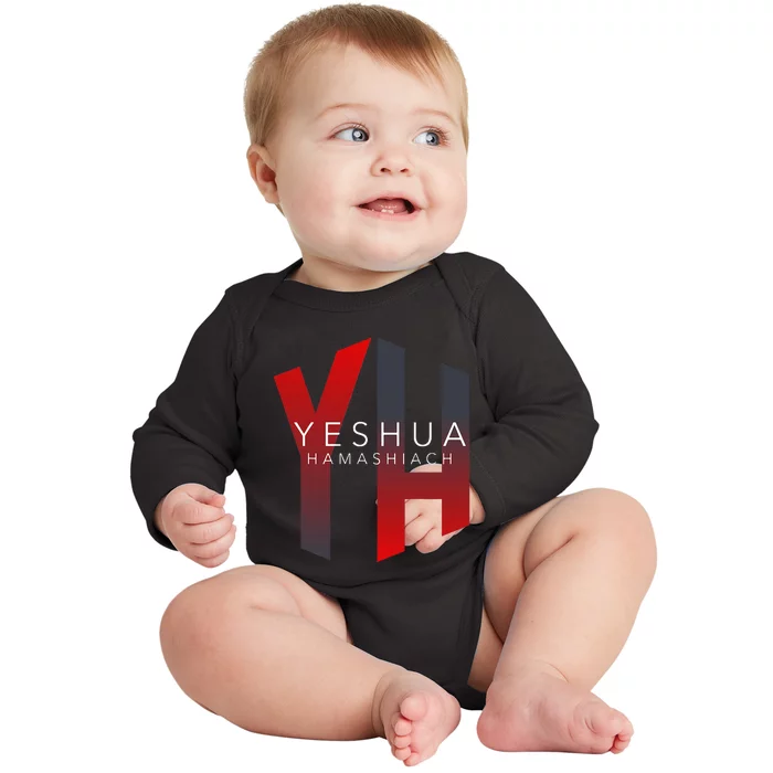 Yh Yeshua Hamashiach Baby Long Sleeve Bodysuit