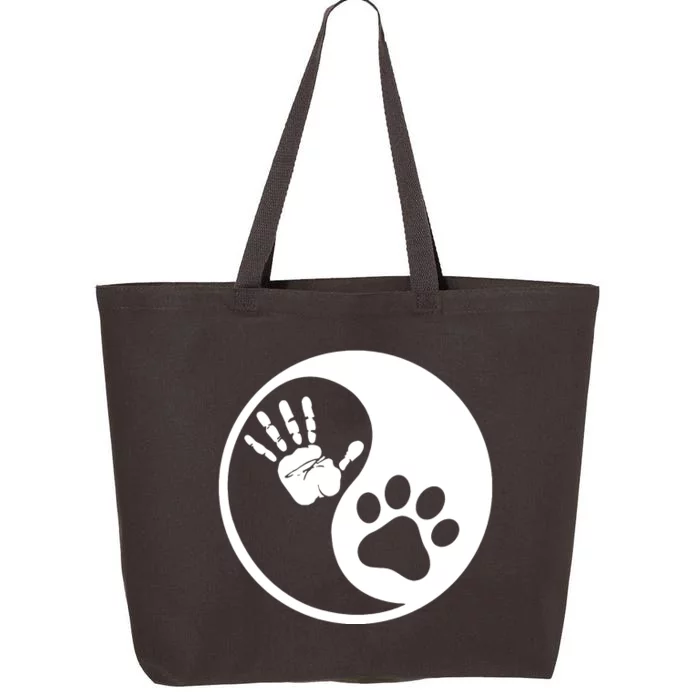 Yin Yang Human Dog Bond Best Friend 25L Jumbo Tote