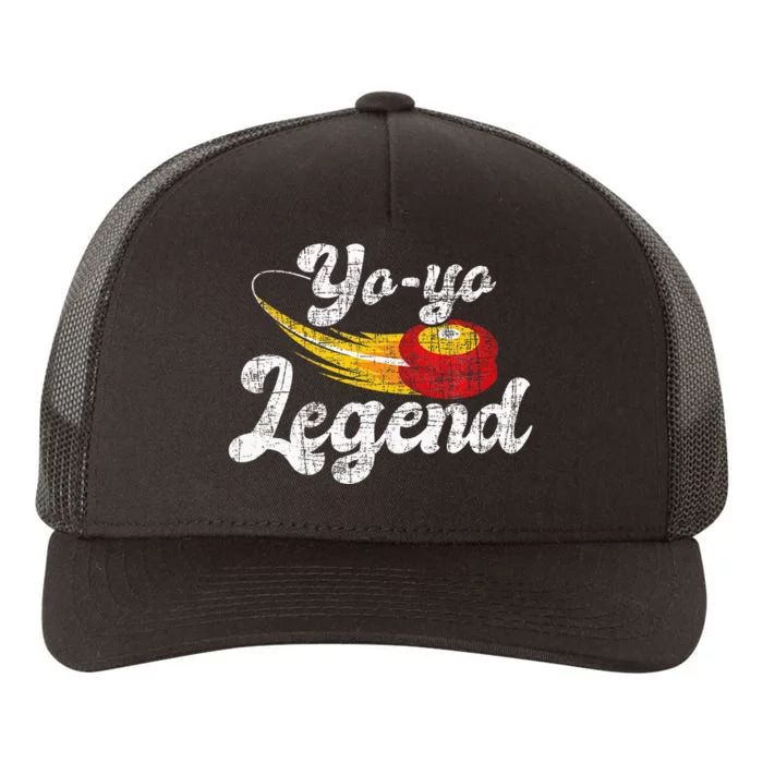 Yo Yo Legend Yoyo Master Tricks Competition Pastime Game Yupoong Adult 5-Panel Trucker Hat