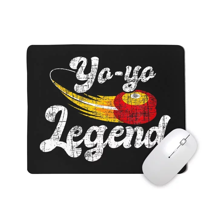 Yo Yo Legend Yoyo Master Tricks Competition Pastime Game Mousepad