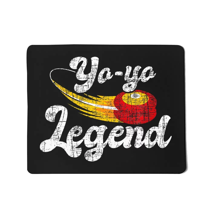 Yo Yo Legend Yoyo Master Tricks Competition Pastime Game Mousepad