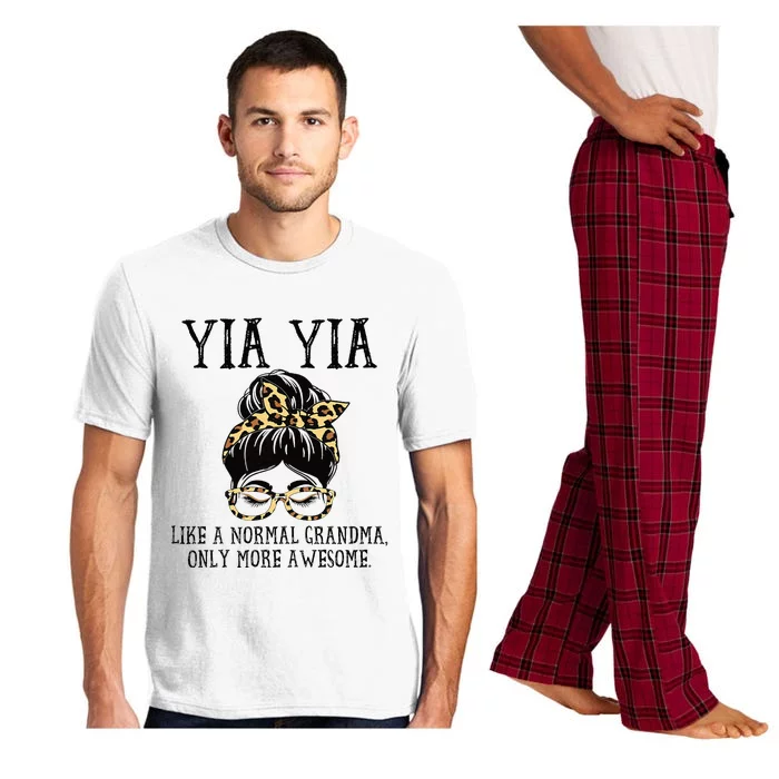 Yia Yia Like A Normal Grandma Only More Awesome Mothers Day Pajama Set