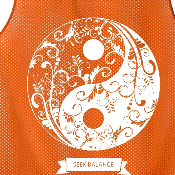 Yin Yang Mandala Mesh Reversible Basketball Jersey Tank