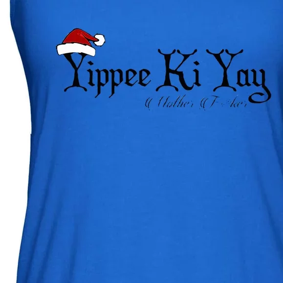 Yippee Yay Mother Fker Censored funny Christmas Movie Gift Ladies Essential Flowy Tank