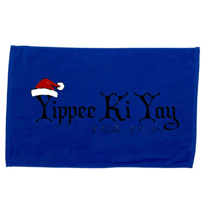 Yippee Yay Mother Fker Censored funny Christmas Movie Gift Microfiber Hand Towel