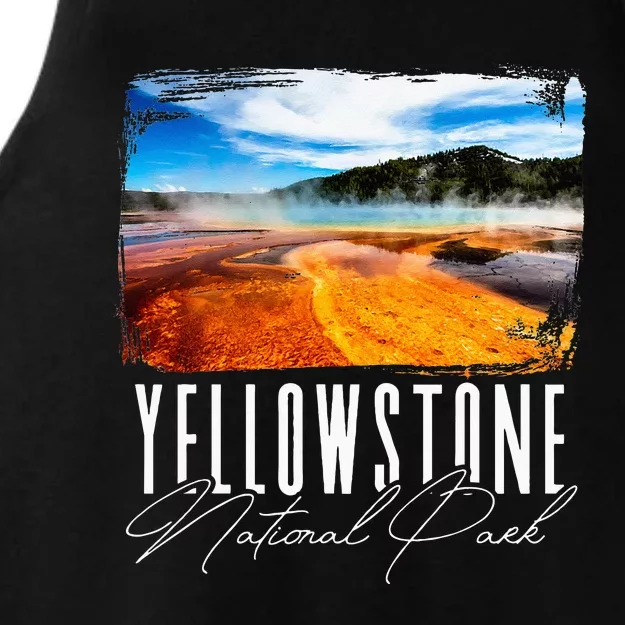 Yellowstone Yellowstone National Park Ladies Tri-Blend Wicking Tank