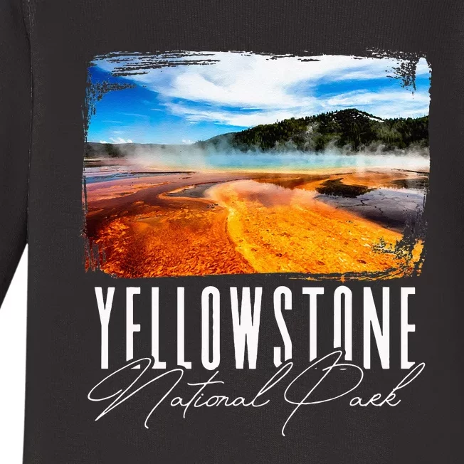 Yellowstone Yellowstone National Park Baby Long Sleeve Bodysuit