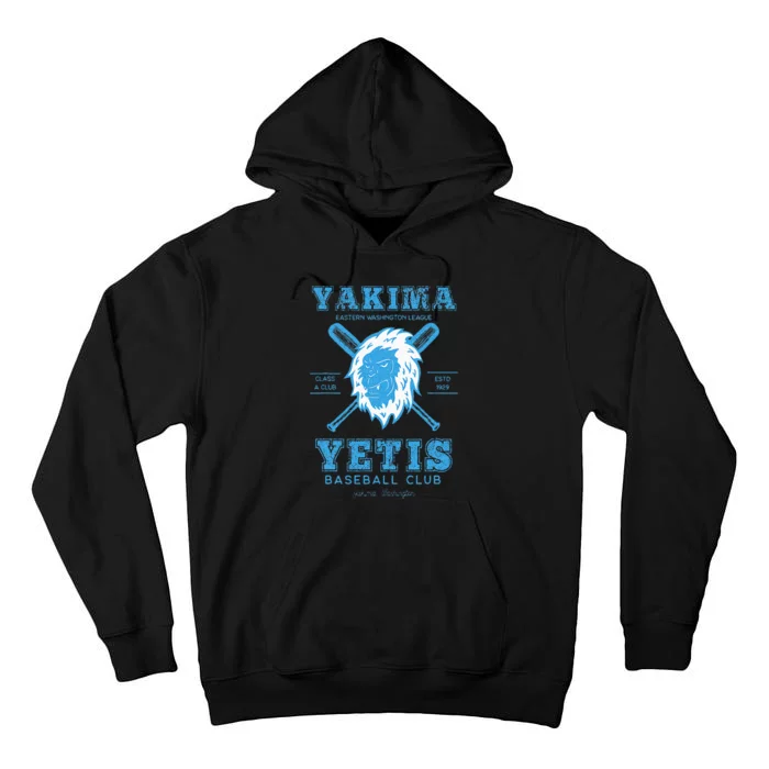 Yakima Yetis Retro Minor League Baseball Team Tall Hoodie