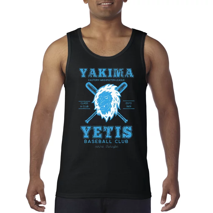 Yakima Yetis Retro Minor League Baseball Team Tank Top