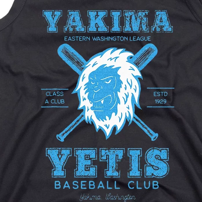 Yakima Yetis Retro Minor League Baseball Team Tank Top