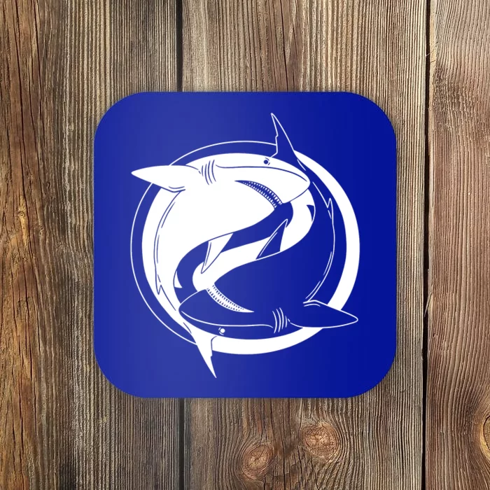 Ying Yang Shark Coaster