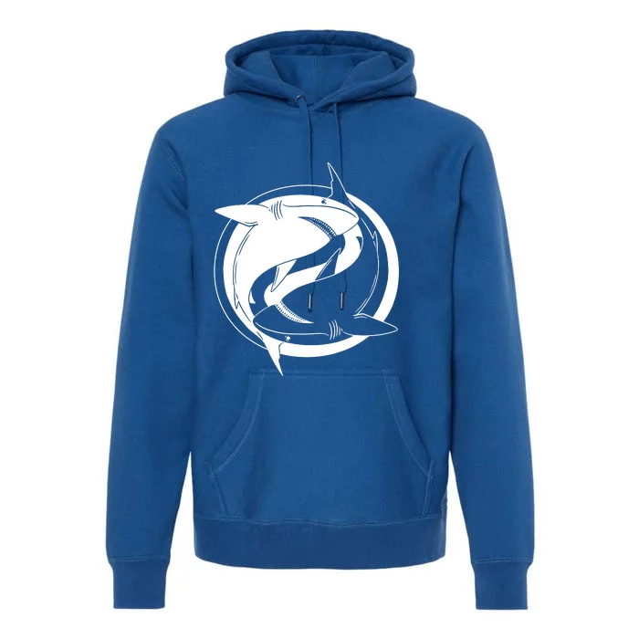 Ying Yang Shark Premium Hoodie