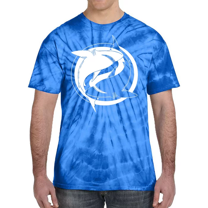 Ying Yang Shark Tie-Dye T-Shirt