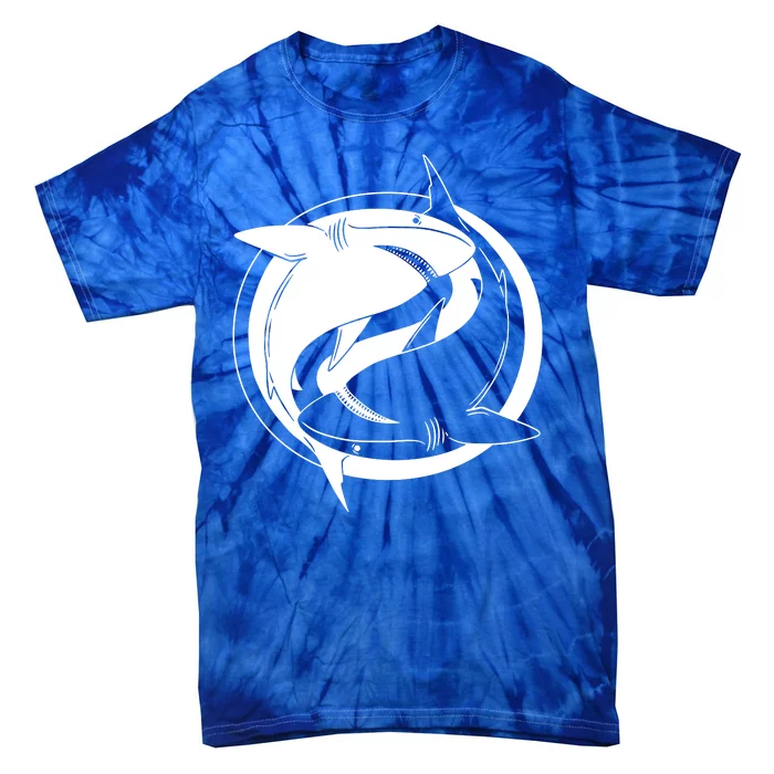 Ying Yang Shark Tie-Dye T-Shirt