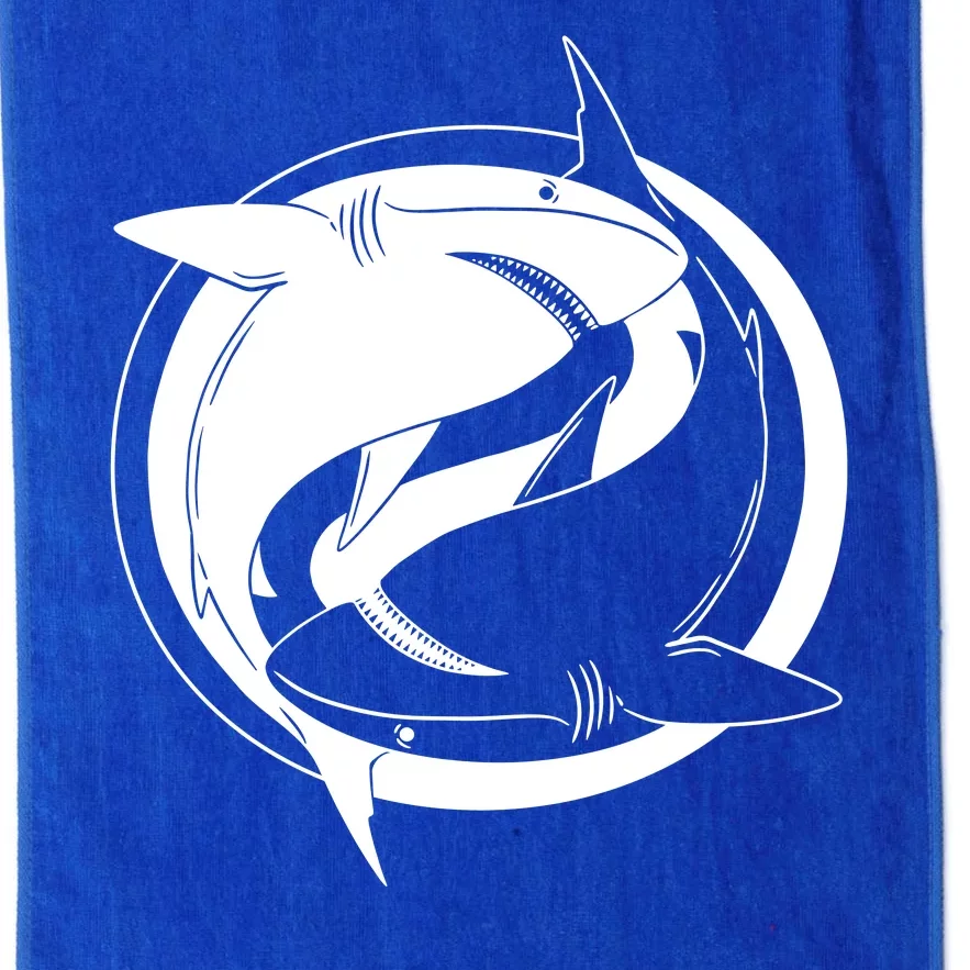 Ying Yang Shark Platinum Collection Golf Towel