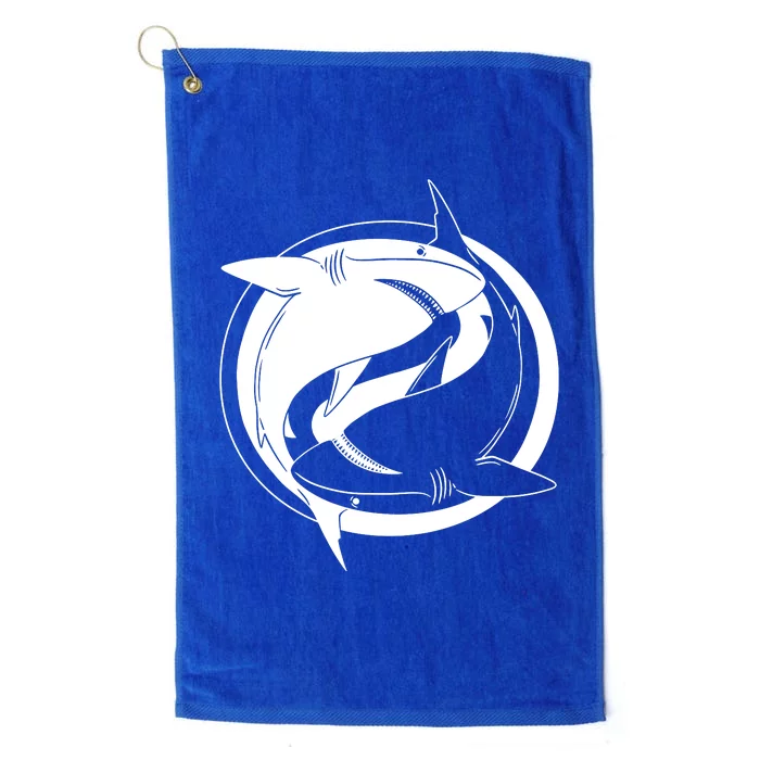 Ying Yang Shark Platinum Collection Golf Towel