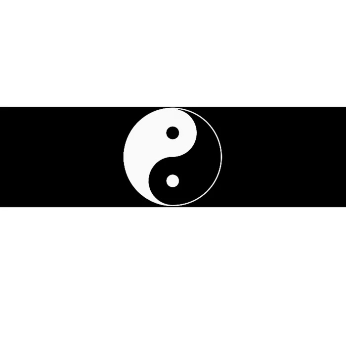 Yin Yang Symbol Taoism Chinese East Asian Philosophy Bumper Sticker