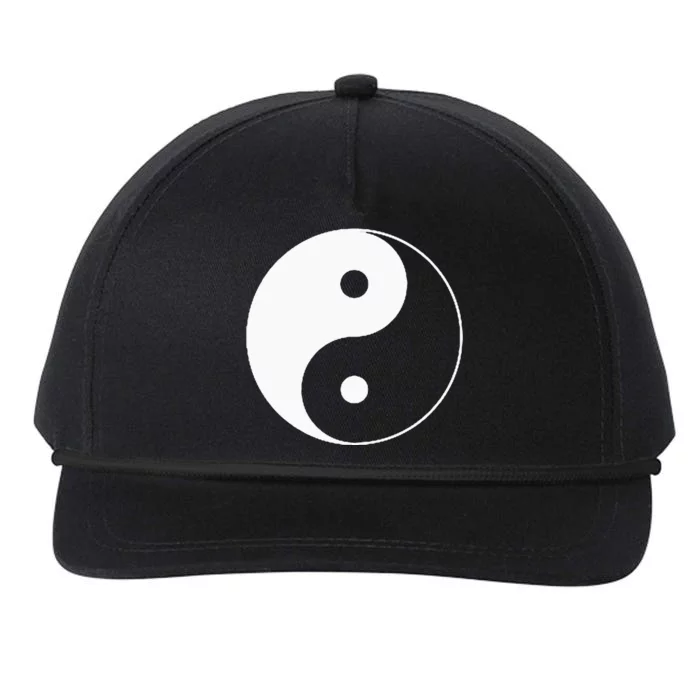 Yin Yang Symbol Taoism Chinese East Asian Philosophy Snapback Five-Panel Rope Hat