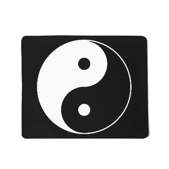 Yin Yang Symbol Taoism Chinese East Asian Philosophy Mousepad