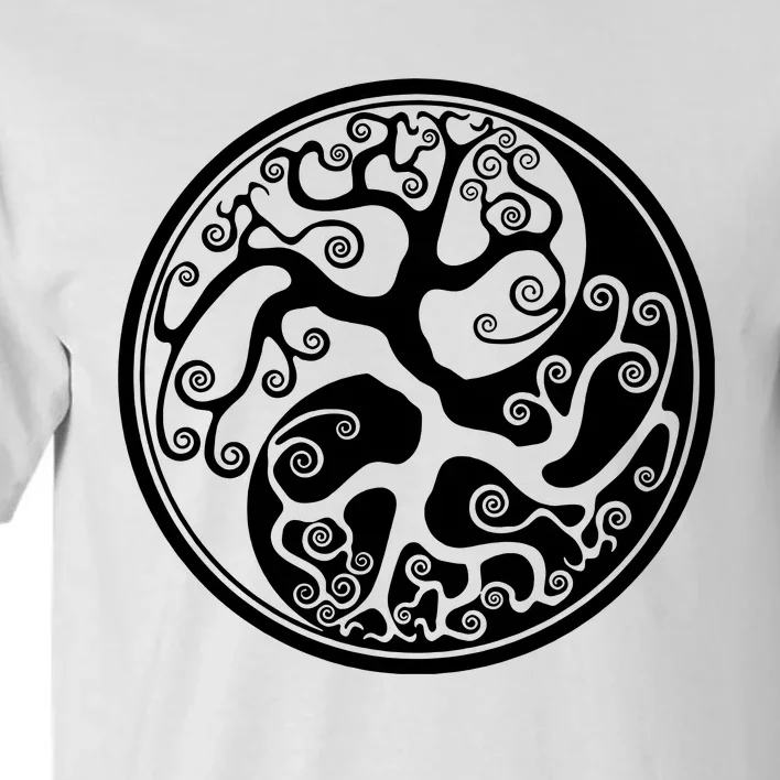 Yin Yang Tree Of Life Tall T-Shirt