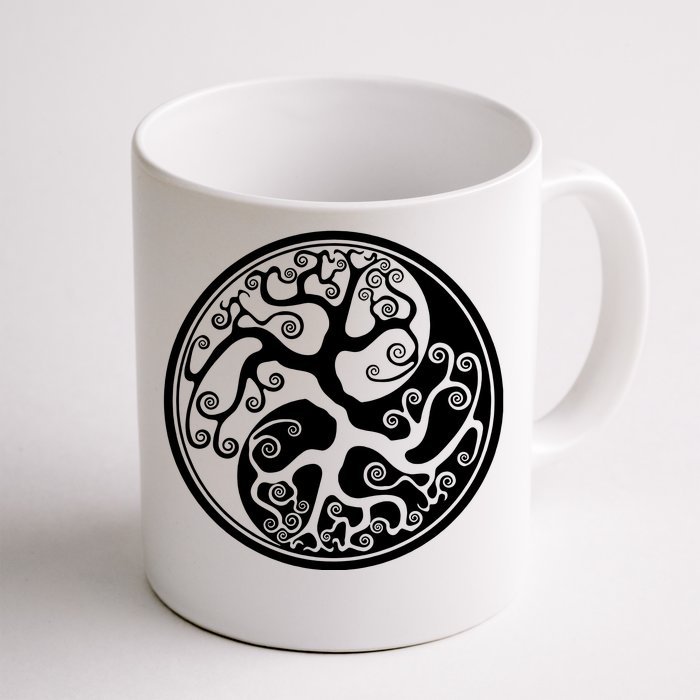 Yin Yang Tree Of Life Front & Back Coffee Mug