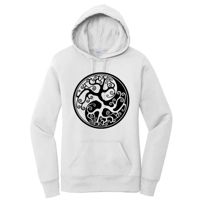 Yin Yang Tree Of Life Women's Pullover Hoodie