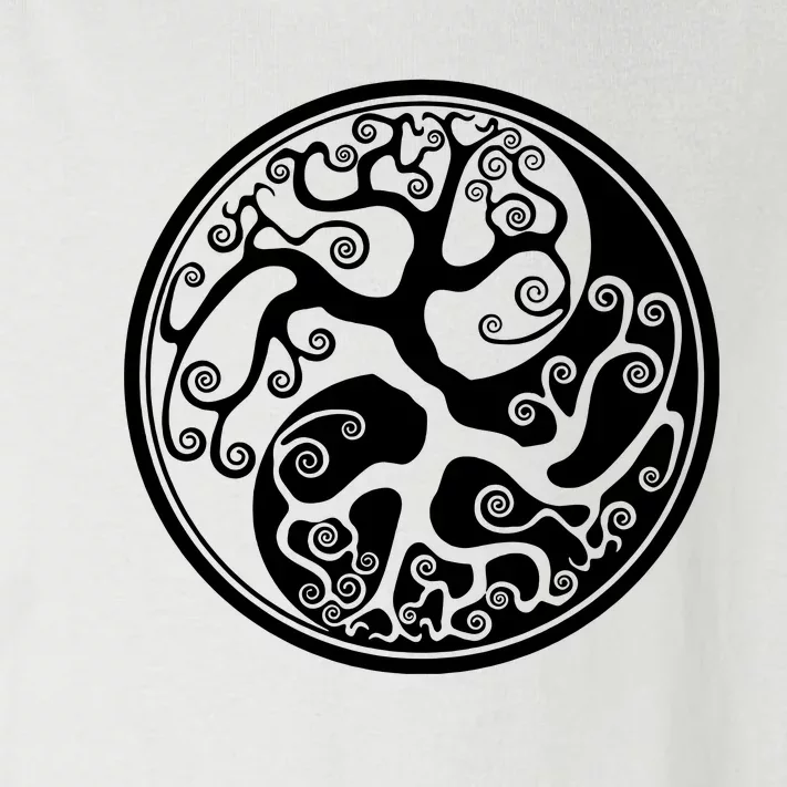 Yin Yang Tree Of Life Toddler Long Sleeve Shirt