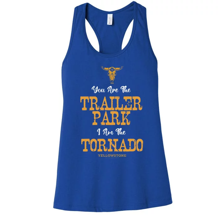 Yellowstone YouRe The Trailer Park IM The Tornado Women's Racerback Tank