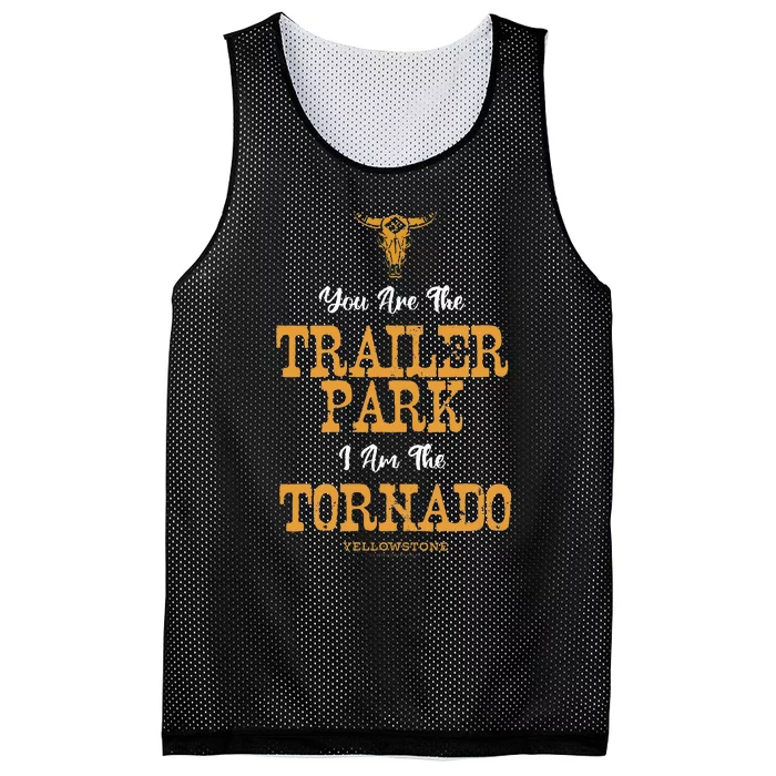 Yellowstone YouRe The Trailer Park IM The Tornado Mesh Reversible Basketball Jersey Tank