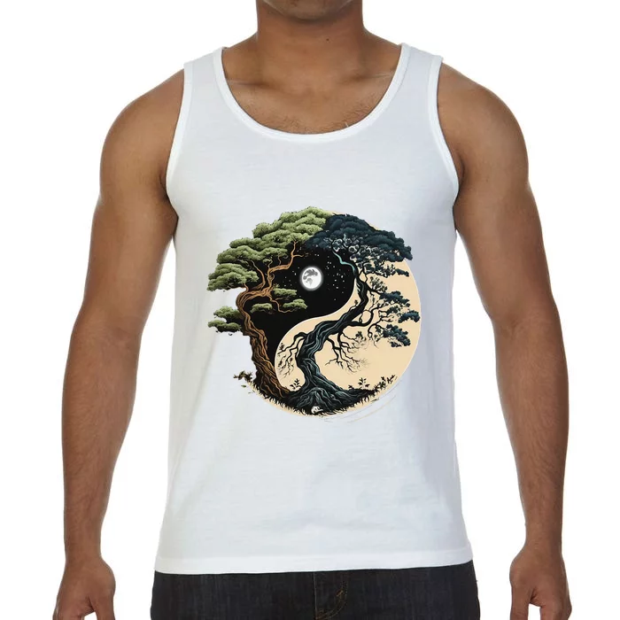 Yin Yang Tree Of Life On Buddhist Bonsai Tree Comfort Colors® Tank Top